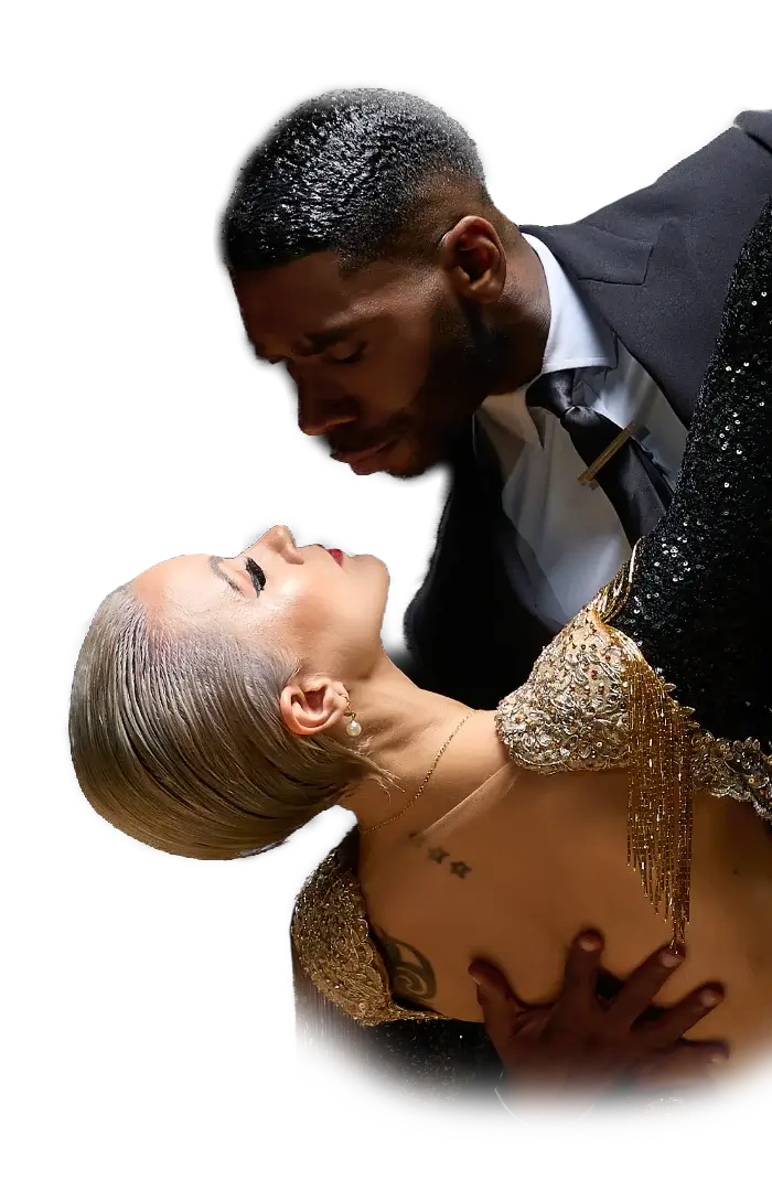 Pareja bailando tango