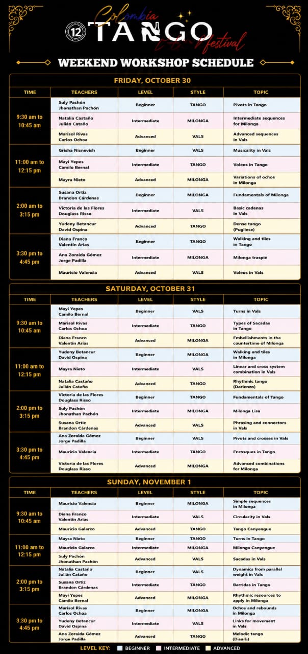Horarios de Clases